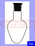  Flask Pear Shape, Single Neck